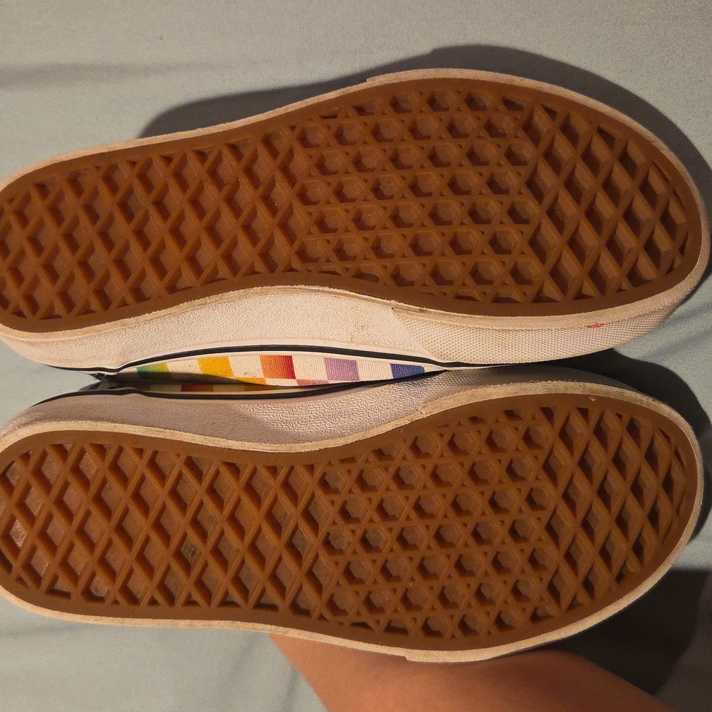 Vans Kids Colorful Checkered Sneakers - Picture 5 of 5